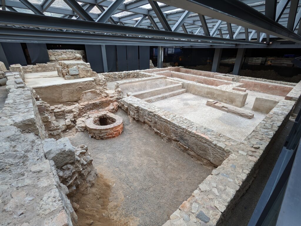 Foundation of Valencia: remains of a bath house in L'Almoina Archaeological Centre.