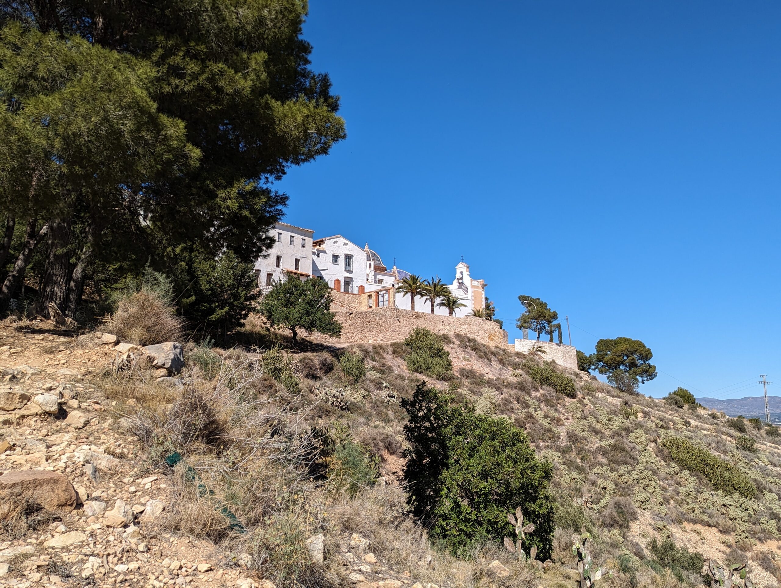 View of the Monastir de Sant Miquel