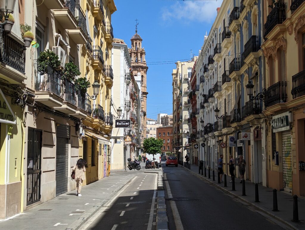 A street in Ruzafa