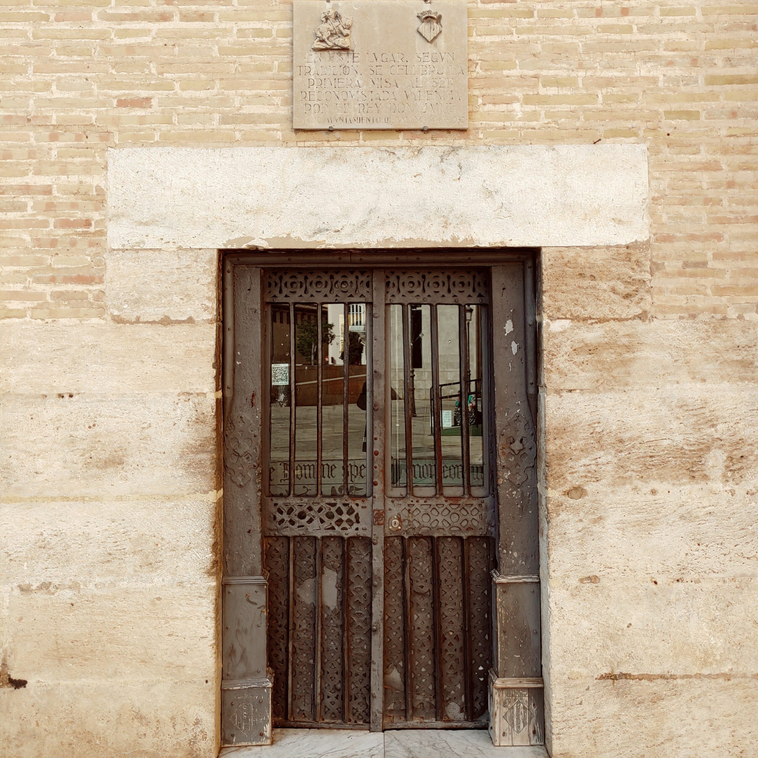 The Chapel of Saint George of the Cathedral of Valencia, where according to tradition the first mass was held after the city's conquest.